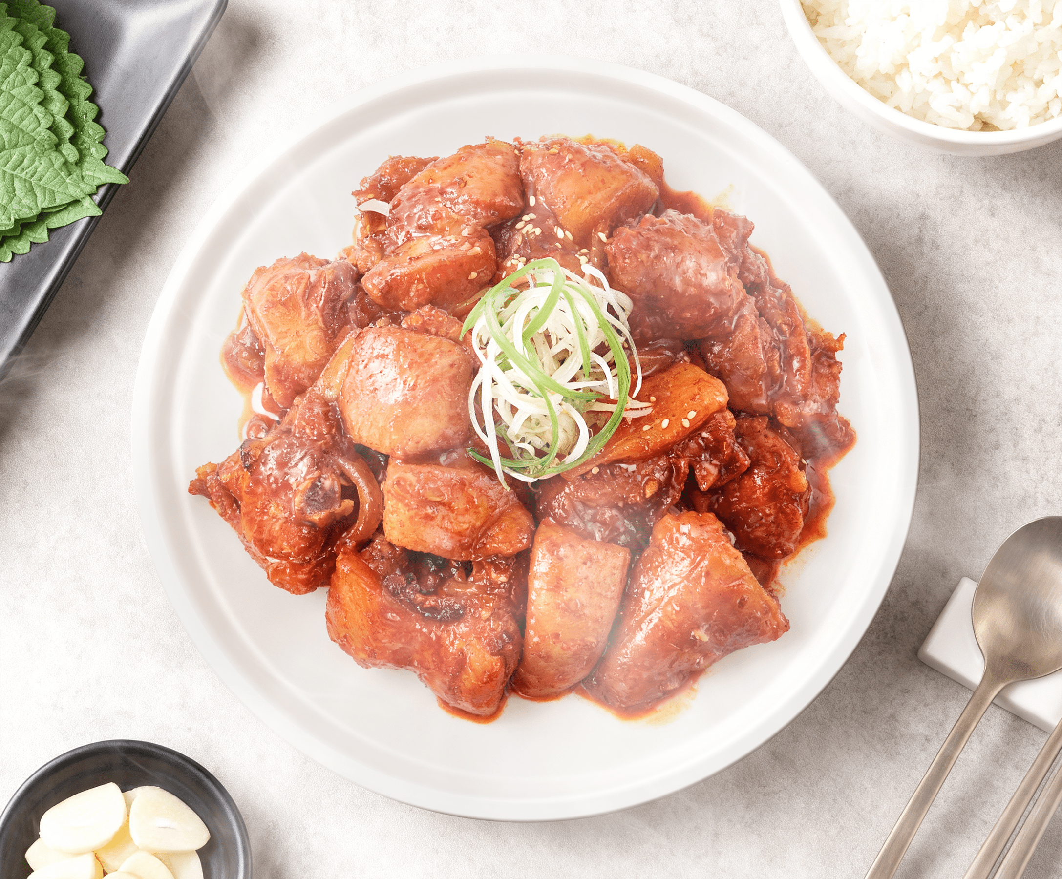 Gà Xào Cay Hàn Quốc 2