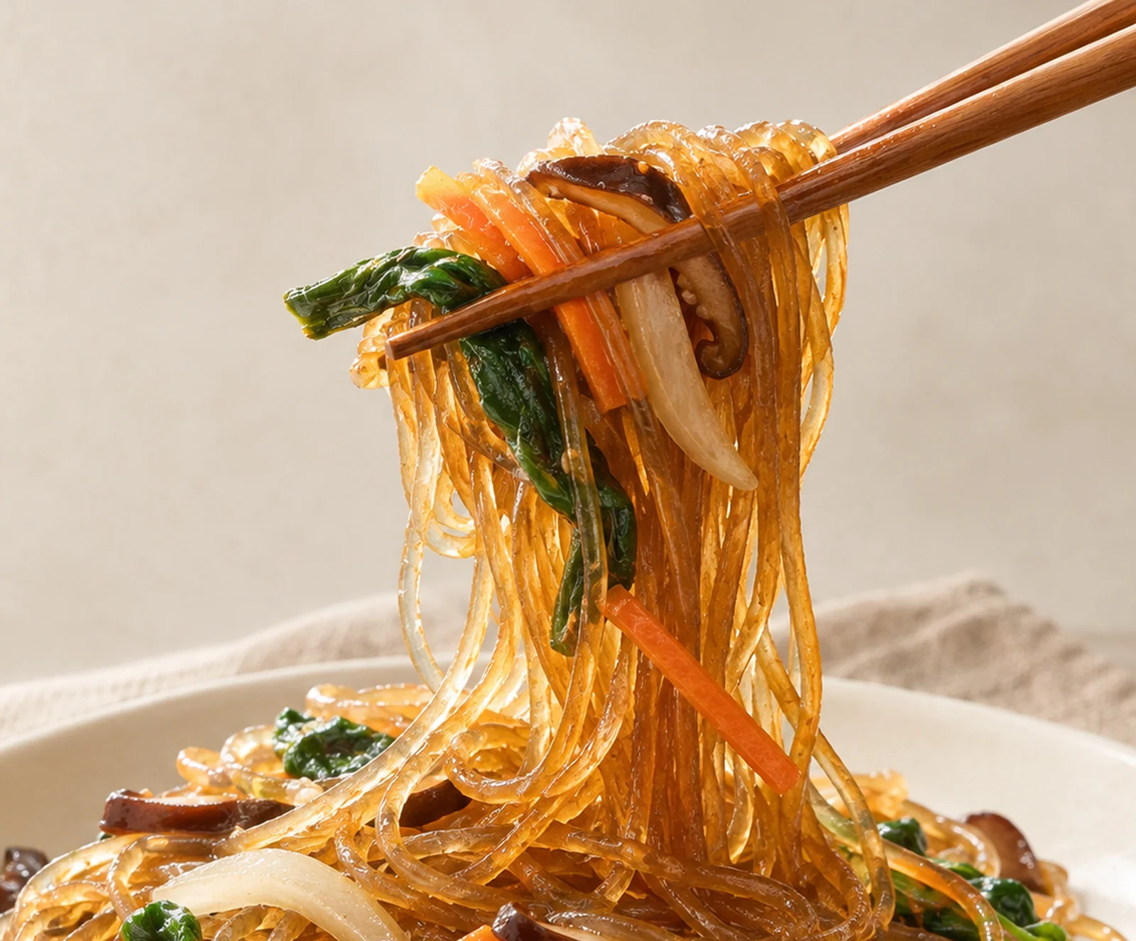 Stir-fried Glass Noodles with Vegetables 3