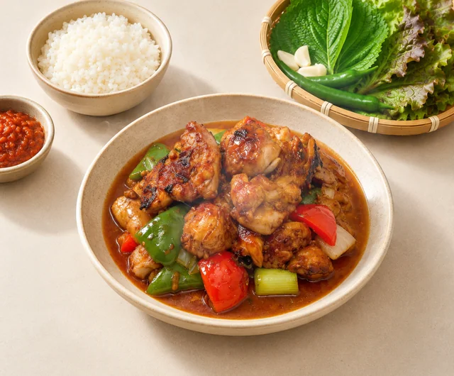 간장 닭갈비